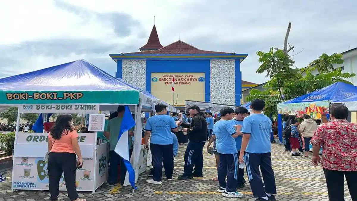 Gebyar SMK Tunas Karya Pangkalpinang, Ada Bazar UMKM hingga Digelar Banyak Perlombaan
